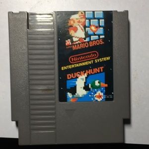 SNES Super Mario and Duck Hunt game